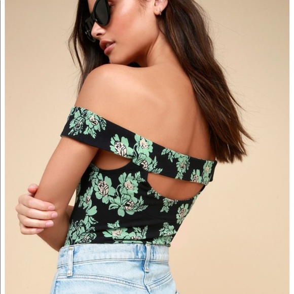 Free People Tops - Free People So Much Off The  Shoulder Bodysuit